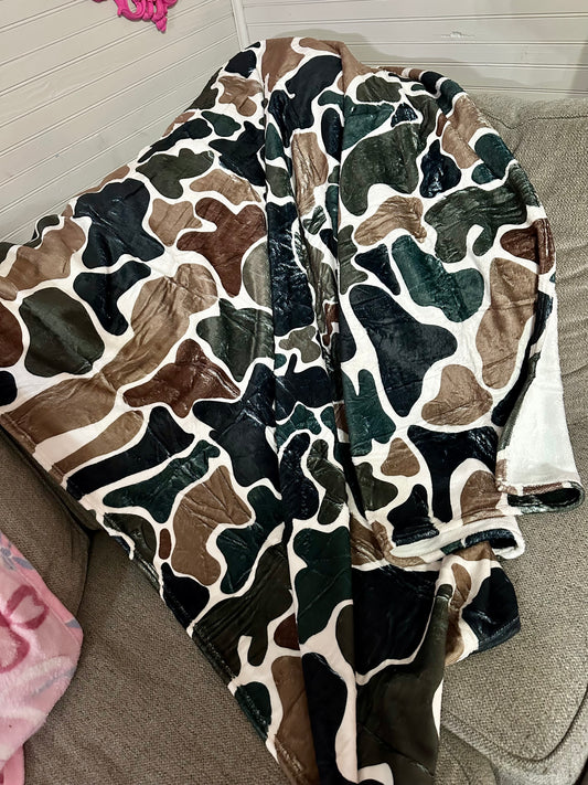 Duck Camo // Throw Blanket