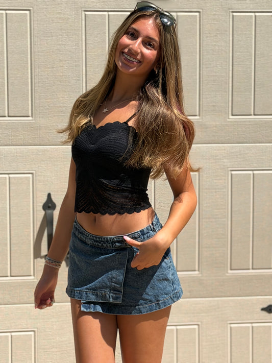 Little Moments Tank // Black