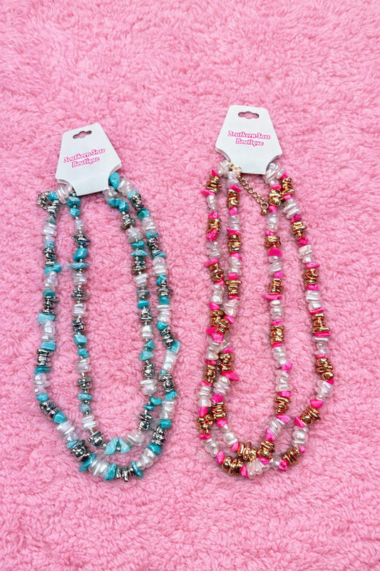 Pearl Turquoise Necklace