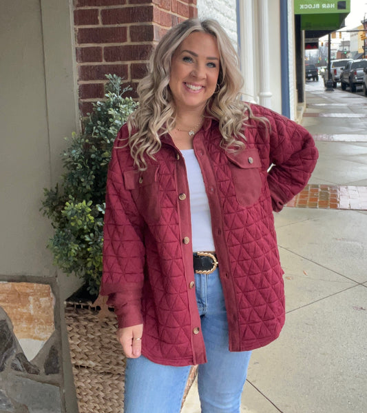 Just Be Honest Shacket // Rust