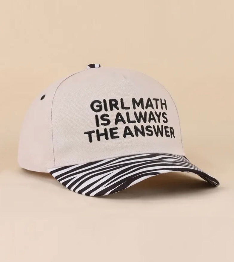 Girl Math // Hat