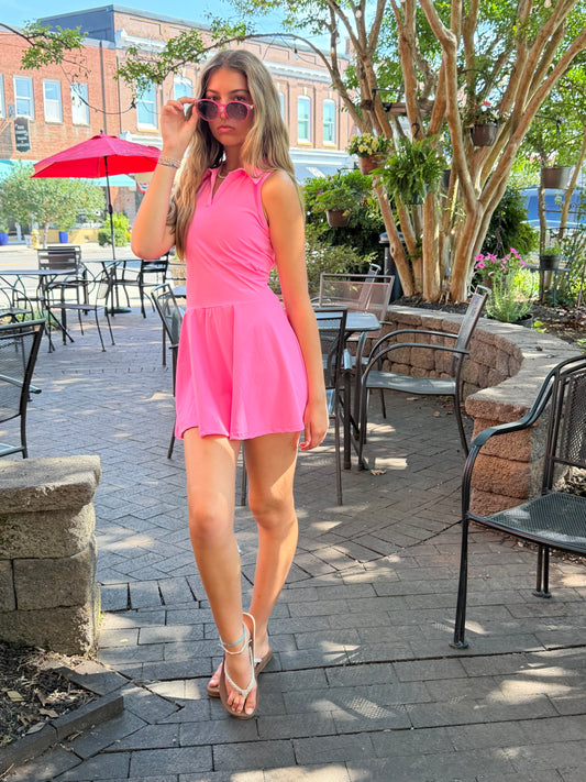 On The Go Babe Dress // Neon