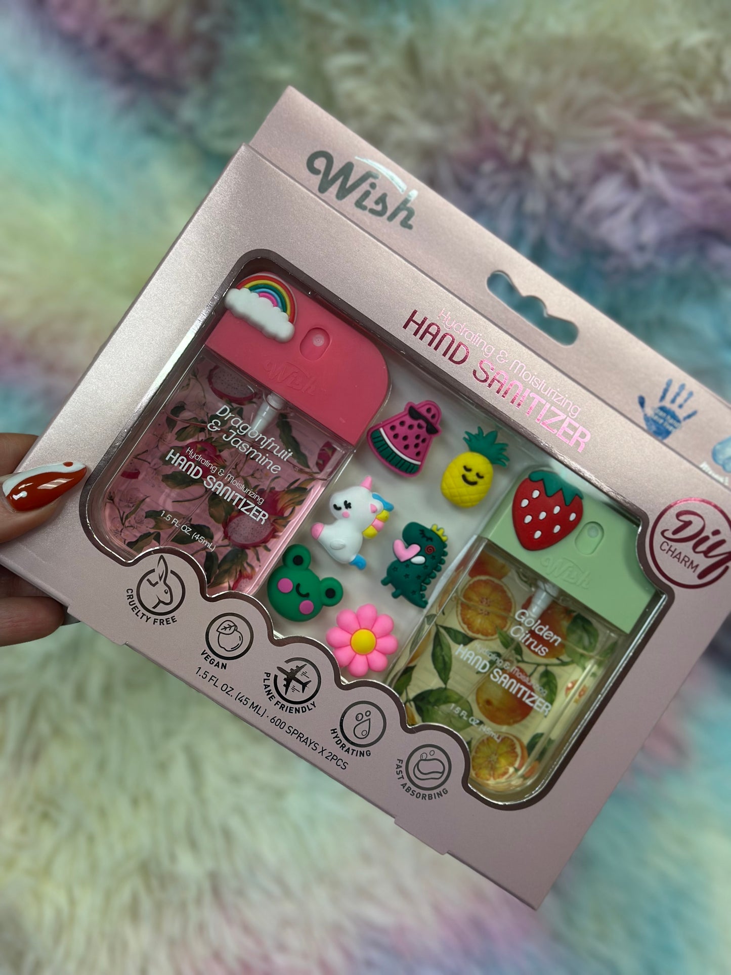 Sanitizers Set With Charms