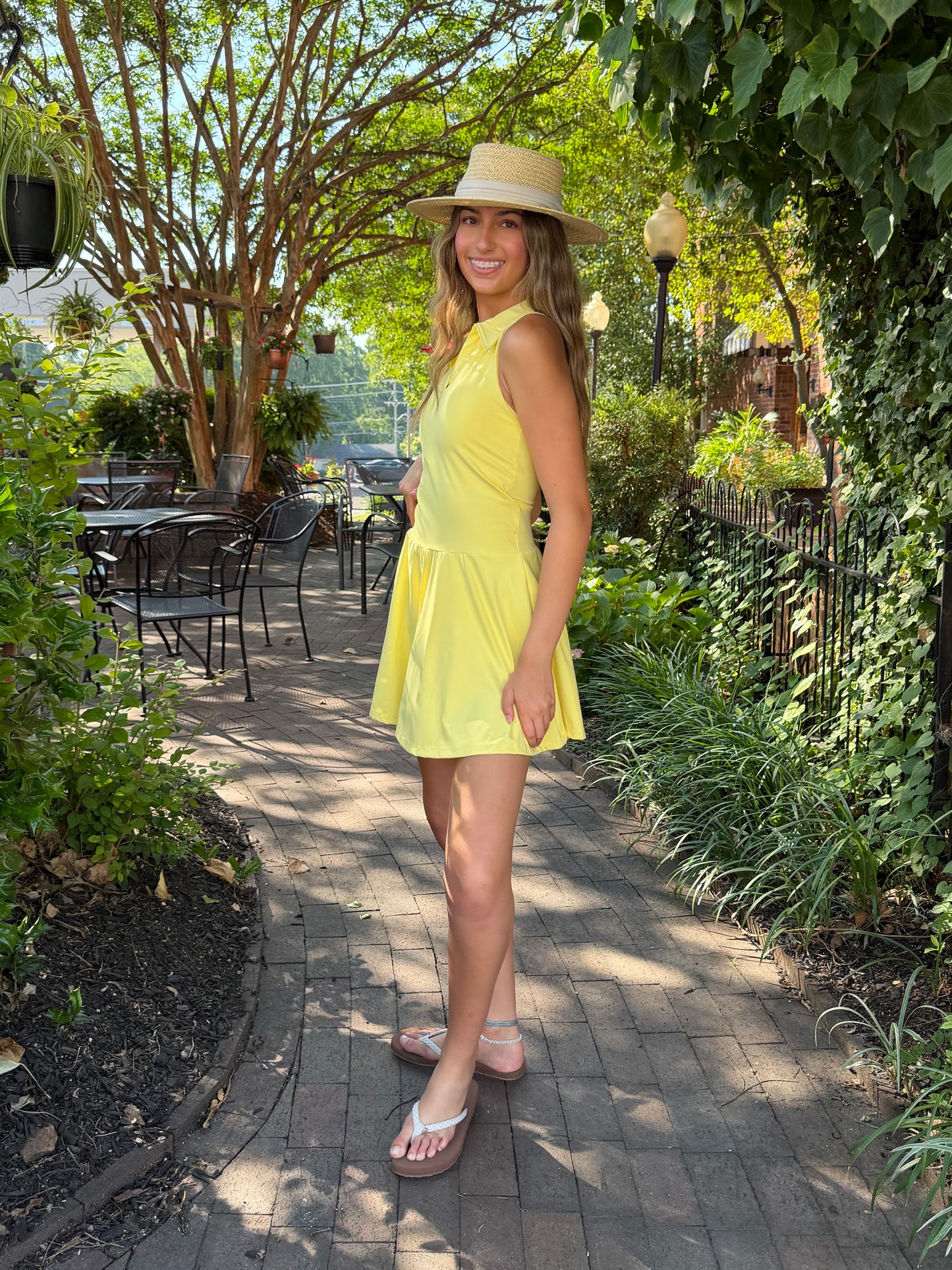 On The Go Babe Dress // Yellow