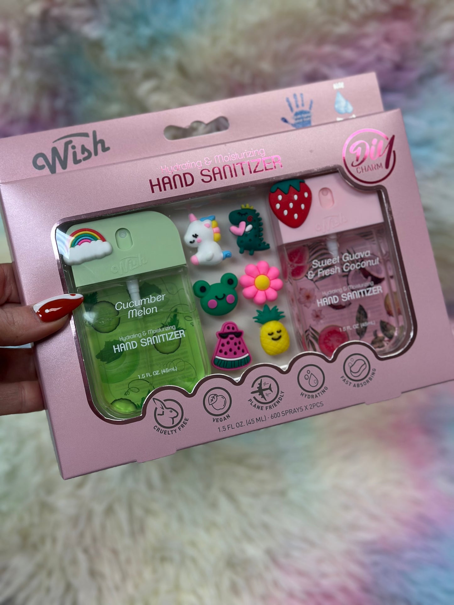 Sanitizers Set With Charms