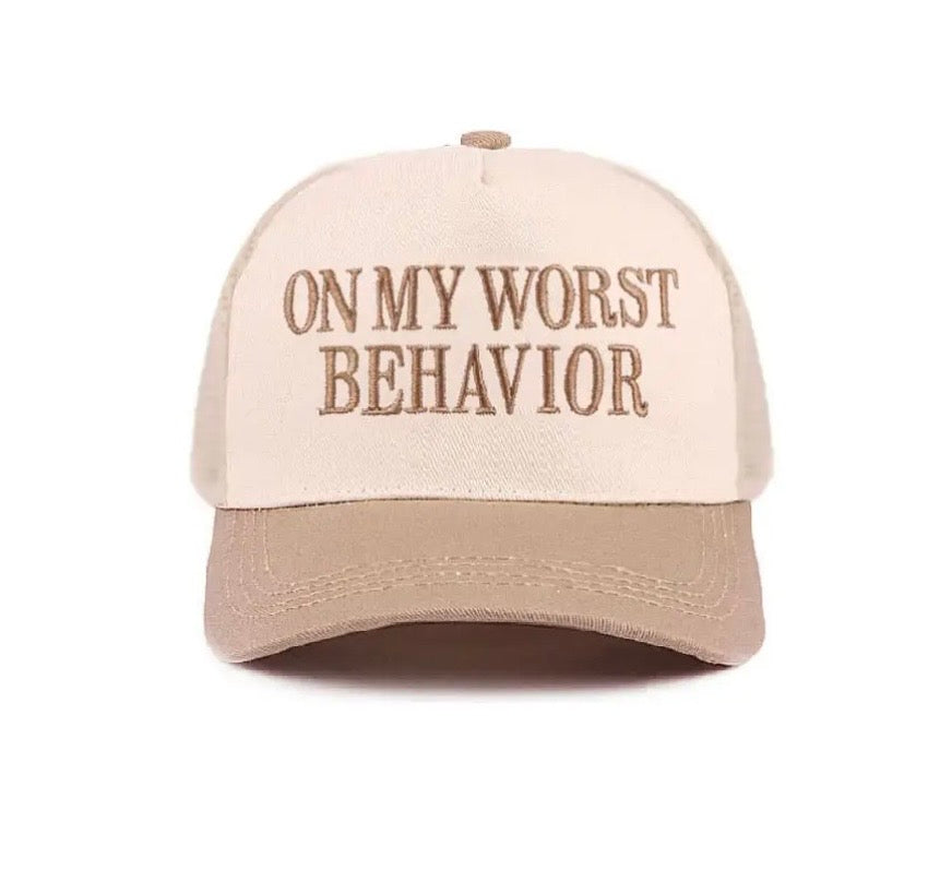 Worst Behavior // Mocha // Hat