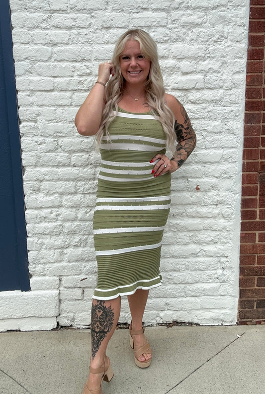 Island Groove Dress // Sage