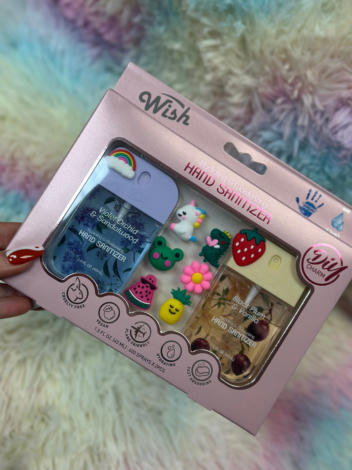 Sanitizers Set With Charms