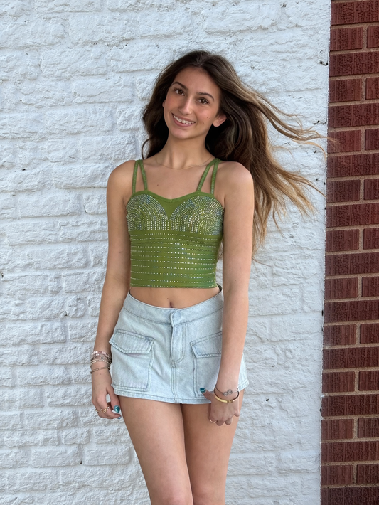 Diamond Daze Tank // Green