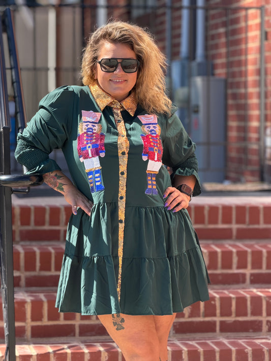 Hunter Green Nutcracker Dress