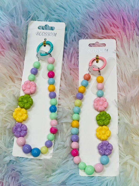 Flower Power Keychain / Phone Charm // Multi
