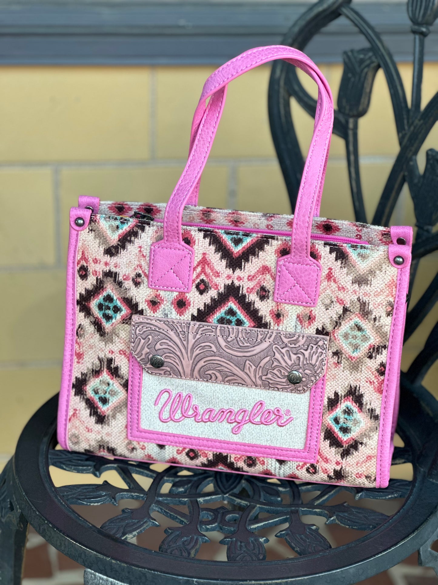 Wrangler Tote Bag // Pink