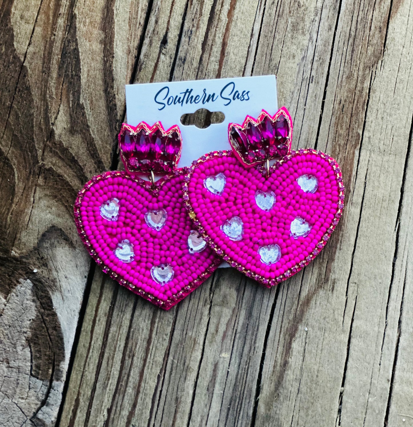 Over The Top // Hot Pink // Earrings