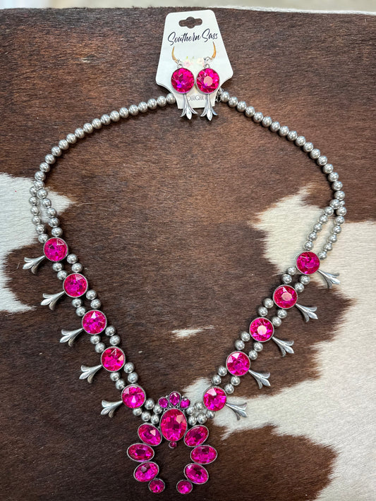 Concho // Barbie Pink // Necklace