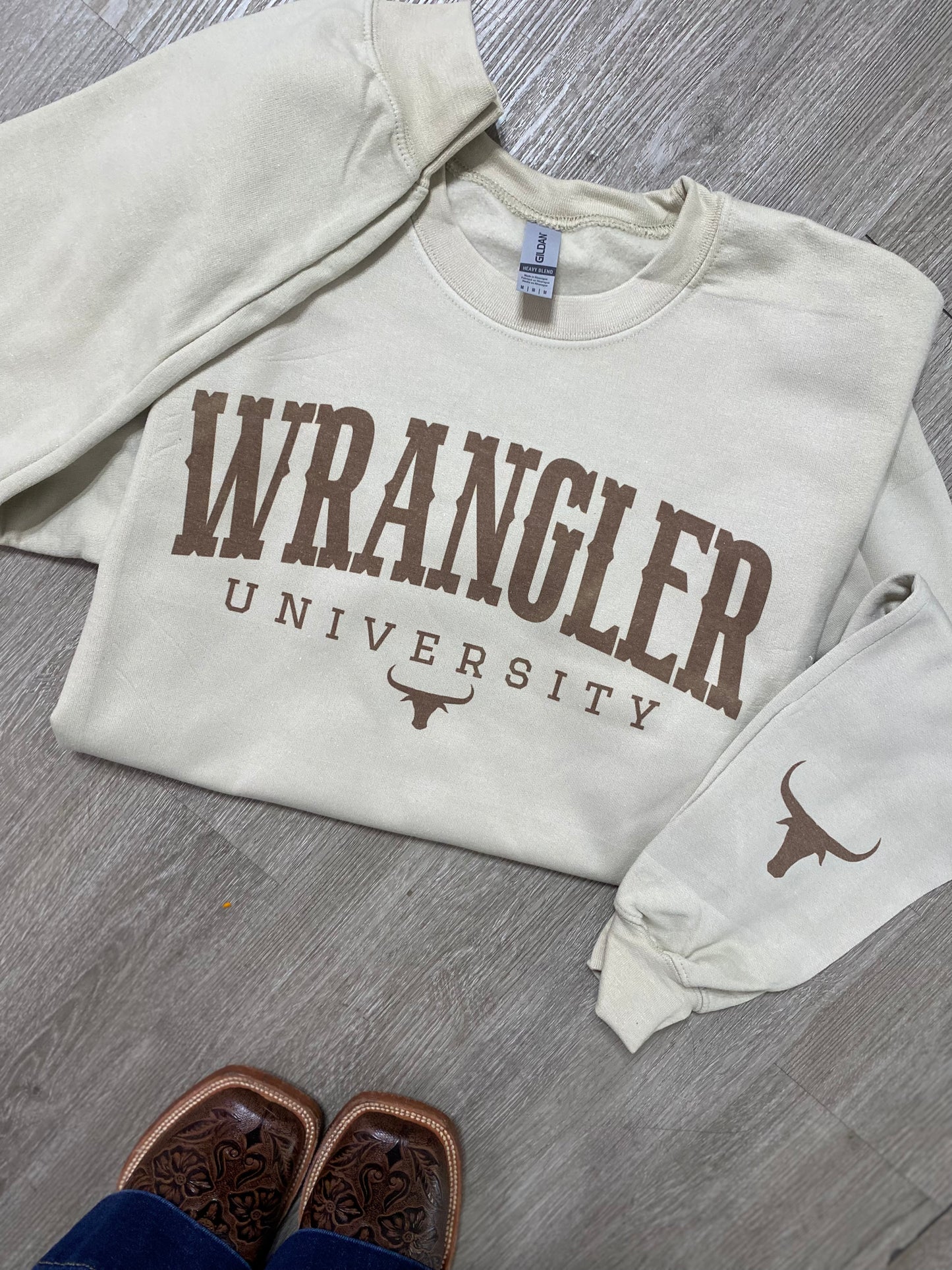 Wrangler University // Graphic Sweatshirt,