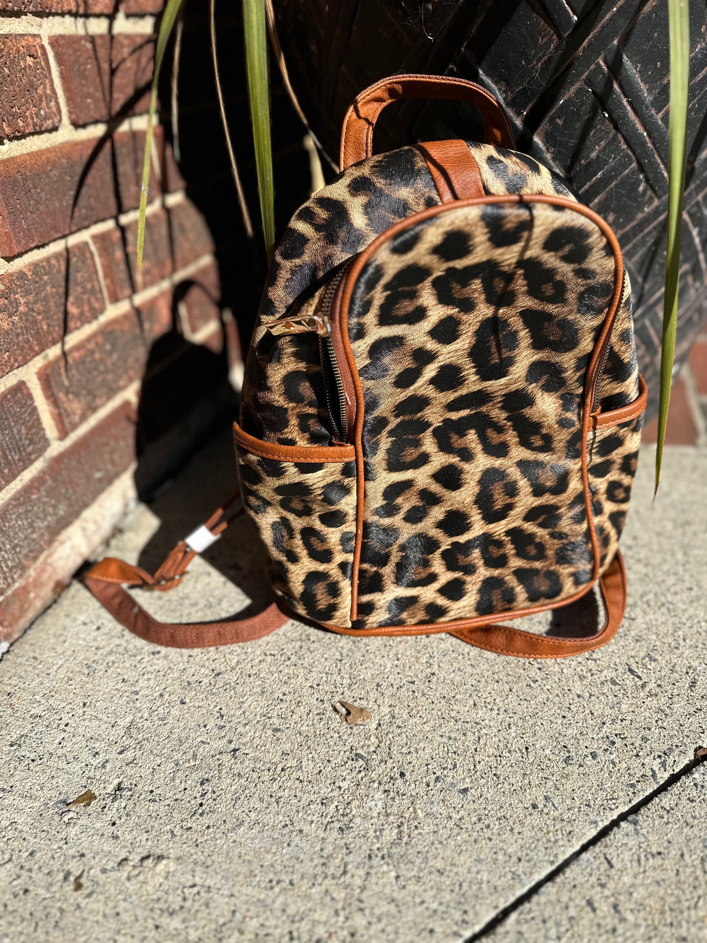 Leopard Bookbag