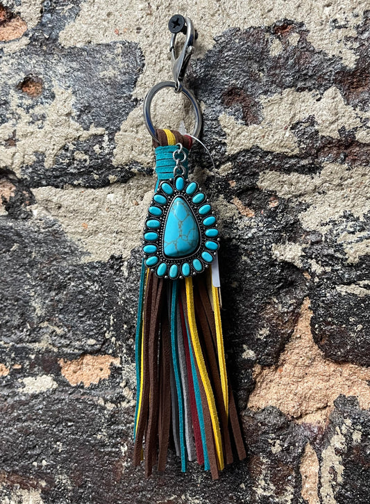 Western Tassel Keychain