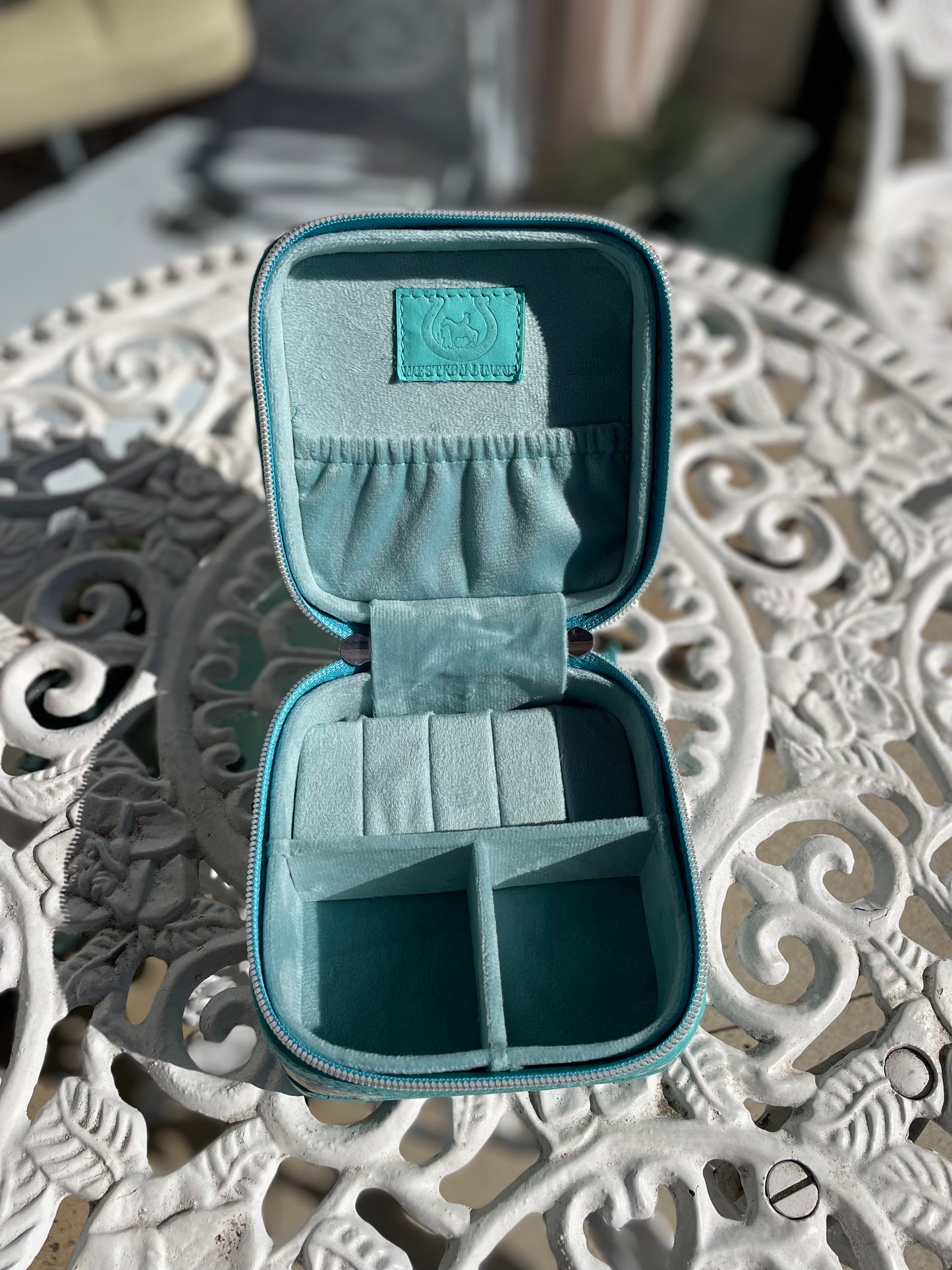 Mini Cowhide Jewelry Box